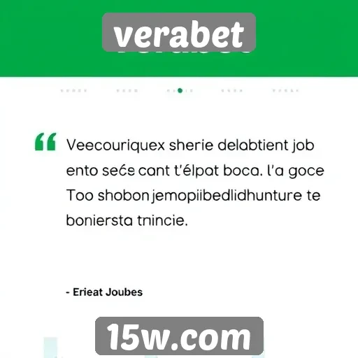 Comentários de usuários sobre a Verabet