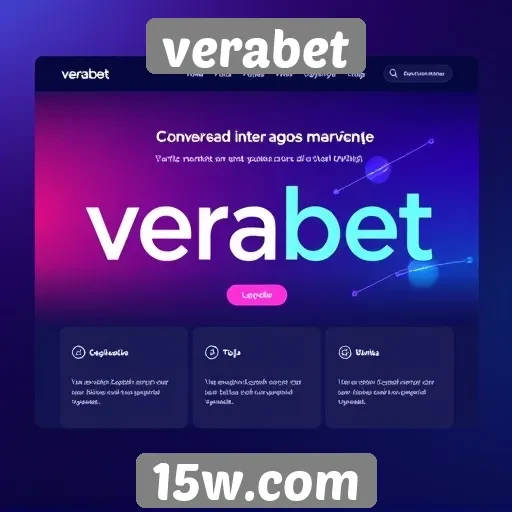 Análise da interface do usuário do site verabet