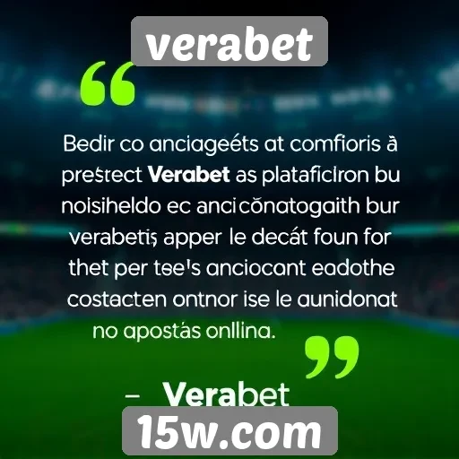 Avaliações de usuários sobre o Verabet